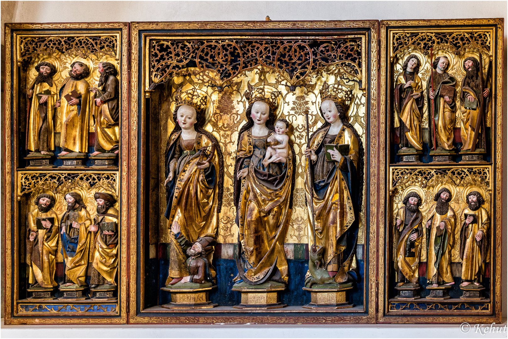 Flügelaltar von Alberstedt in Burgkirche auf Burg Querfurt