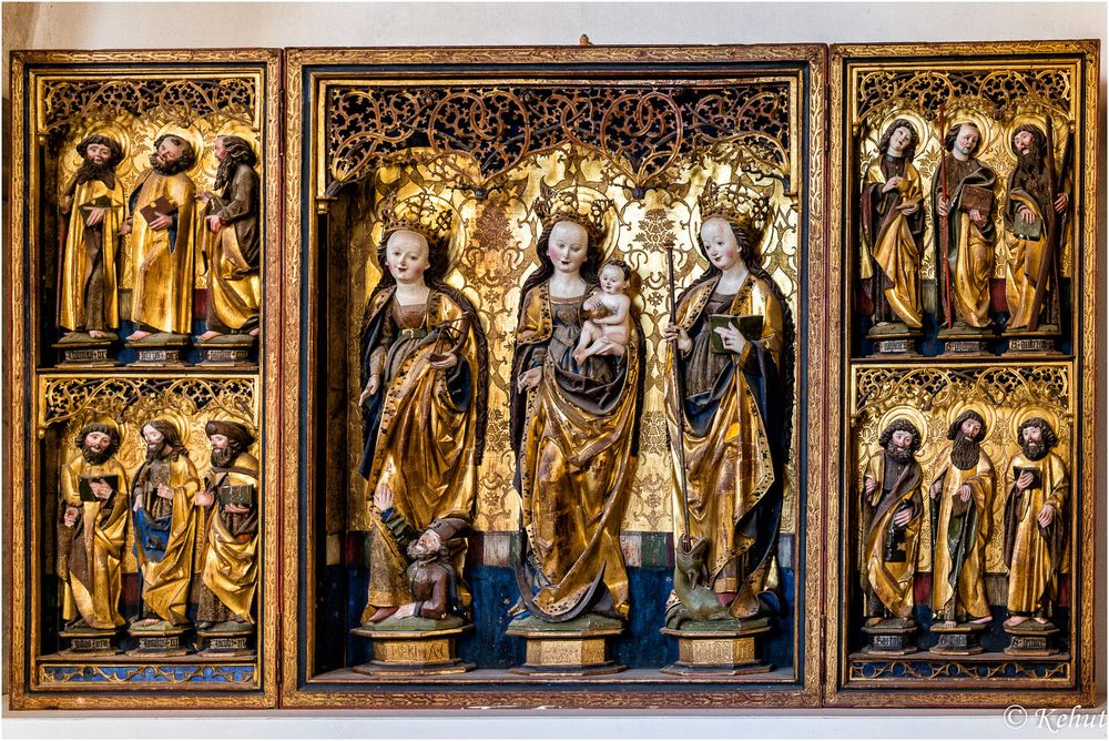 Flügelaltar von Alberstedt in Burgkirche auf Burg Querfurt