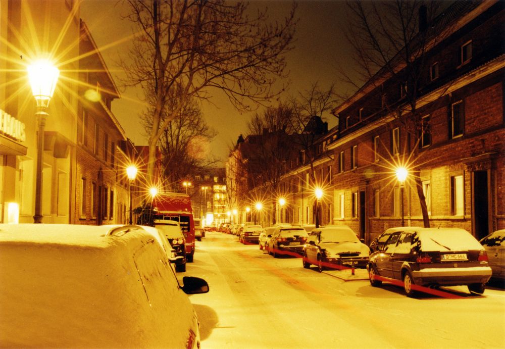 Flügelstraße im Schnee by Andreas Gerads 