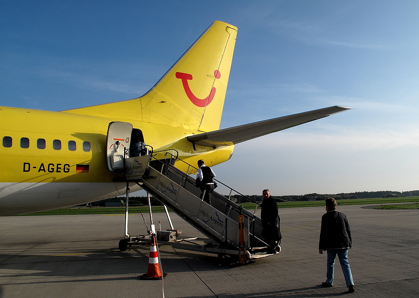 Flug ab Memmingen: Beim zweiten Versuch hat es tatsächlich geklappt!