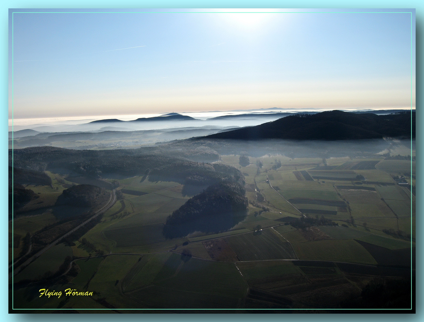 Flug am Heiligen Abend