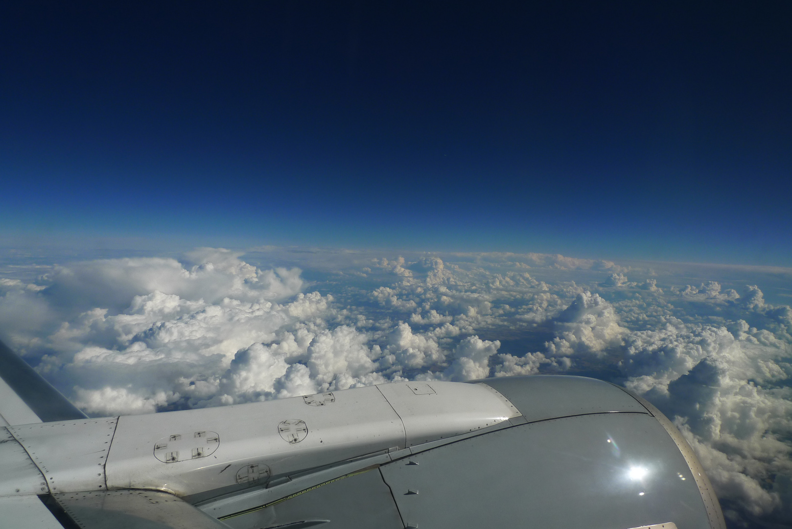 Flug am Rande der Atmosphäre