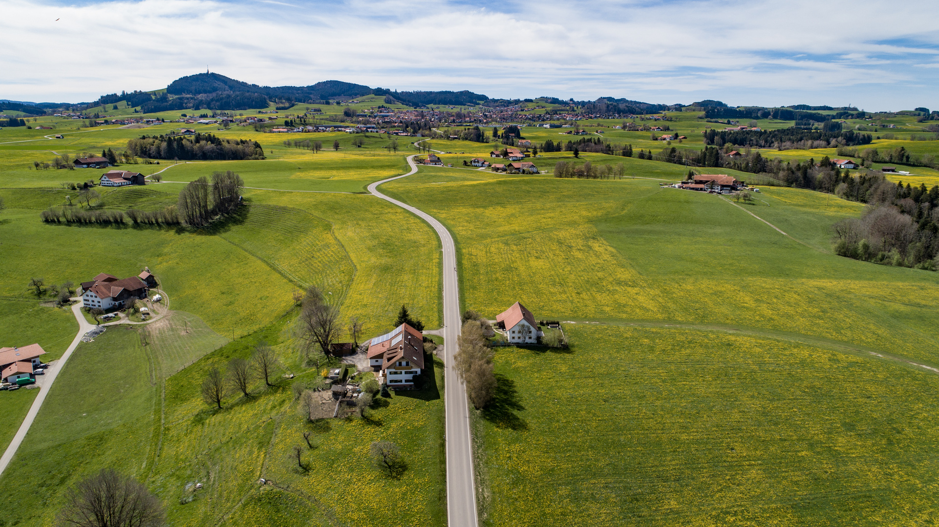 Flug durch den Frühling