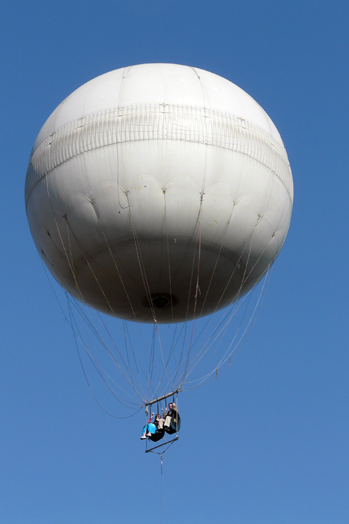 Flug im Heißluftballon über Prag
