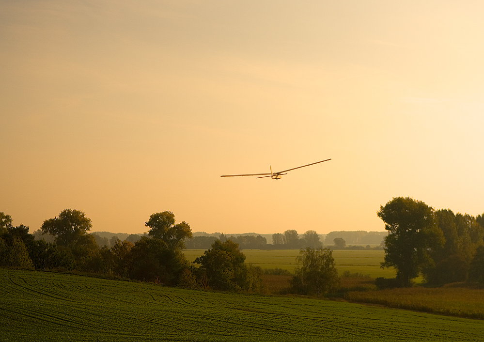 Flug in den Süden