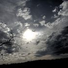 Flug in die Regenfront