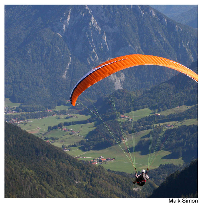 Flug ins Tal