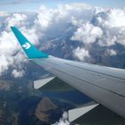 Flug mit Air Dolomiti über die Alpen