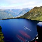 Flug mit dem Heli über die Fjordlands (1)