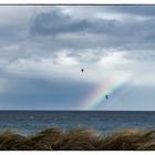 Flug mit dem Regenbogen