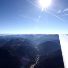 Flug mit Paul Hörbst - über dem Riss Tal - von EDMK zum Achensee