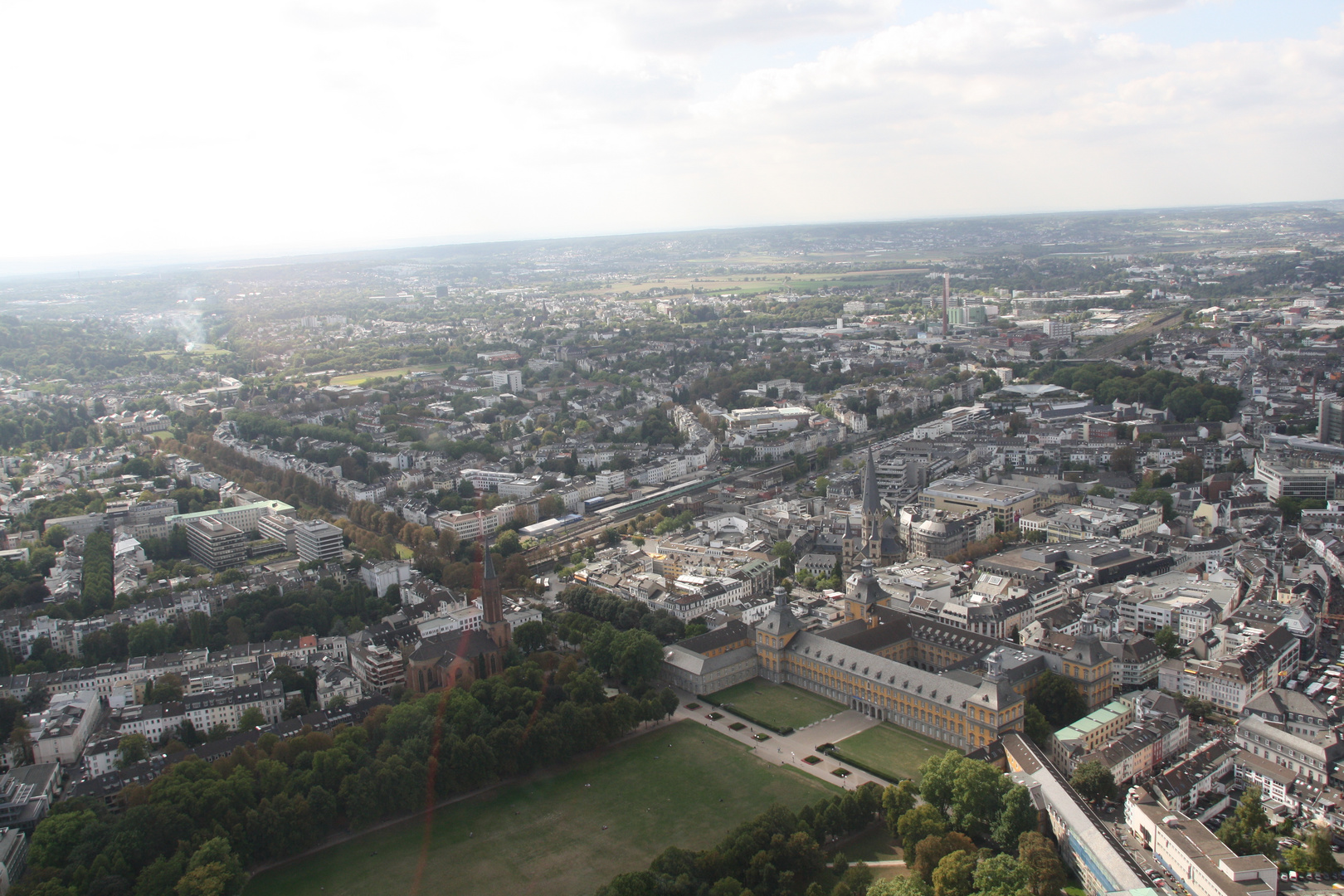 Flug über Bonn