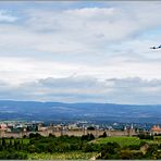 Flug über Carcassonne...