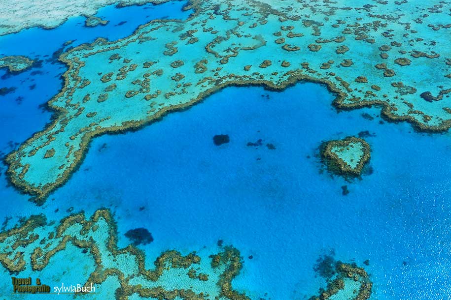 Flug über das Hardy Reef