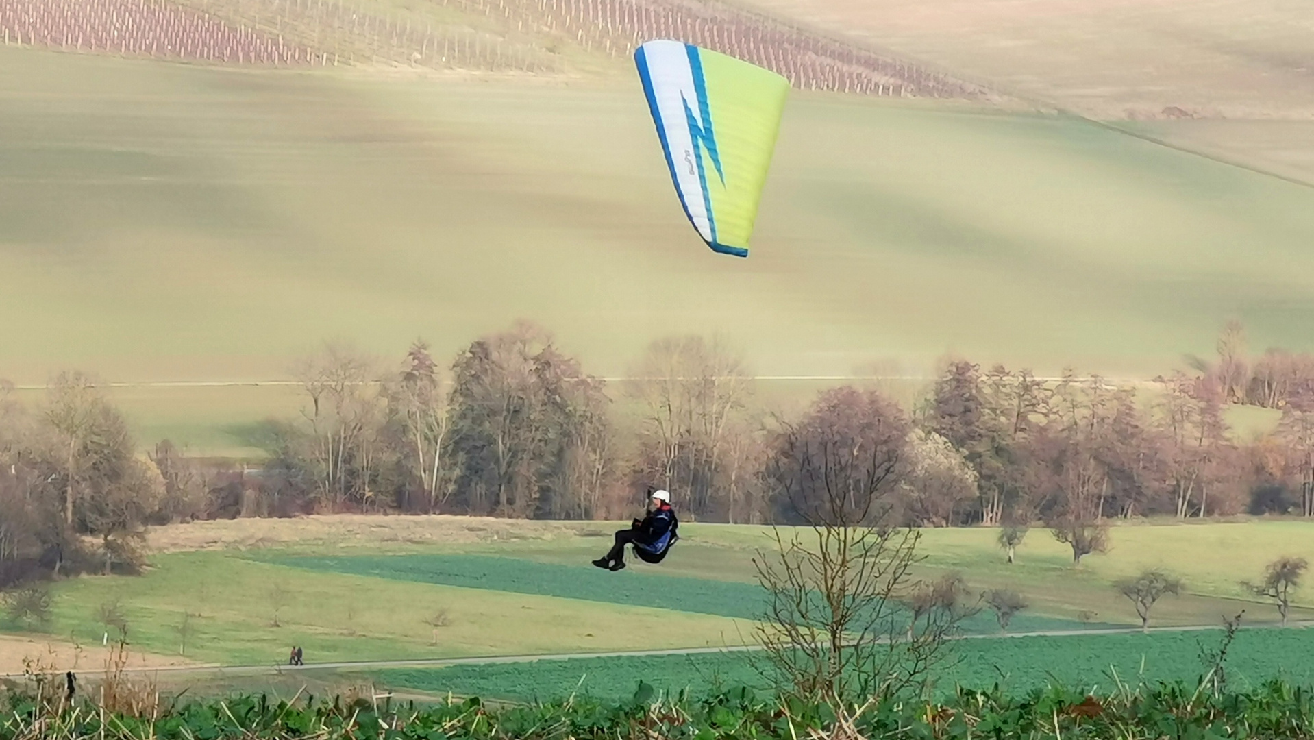 Flug über das Taubertal