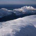 Flug über den Fjorden Norwegens II