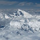 Flug über den Himalaya