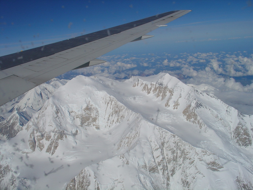 Flug über den Mt. McKinley
