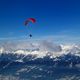 Flug ber die Alpen