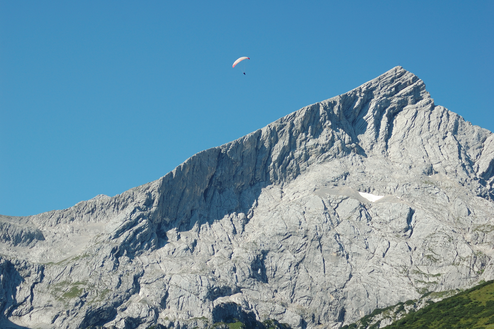 Flug über die Alpspitze