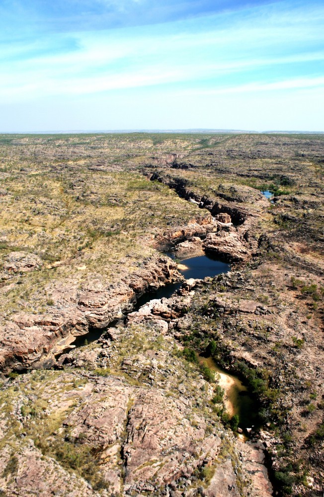 Flug über die Katherine Gorge