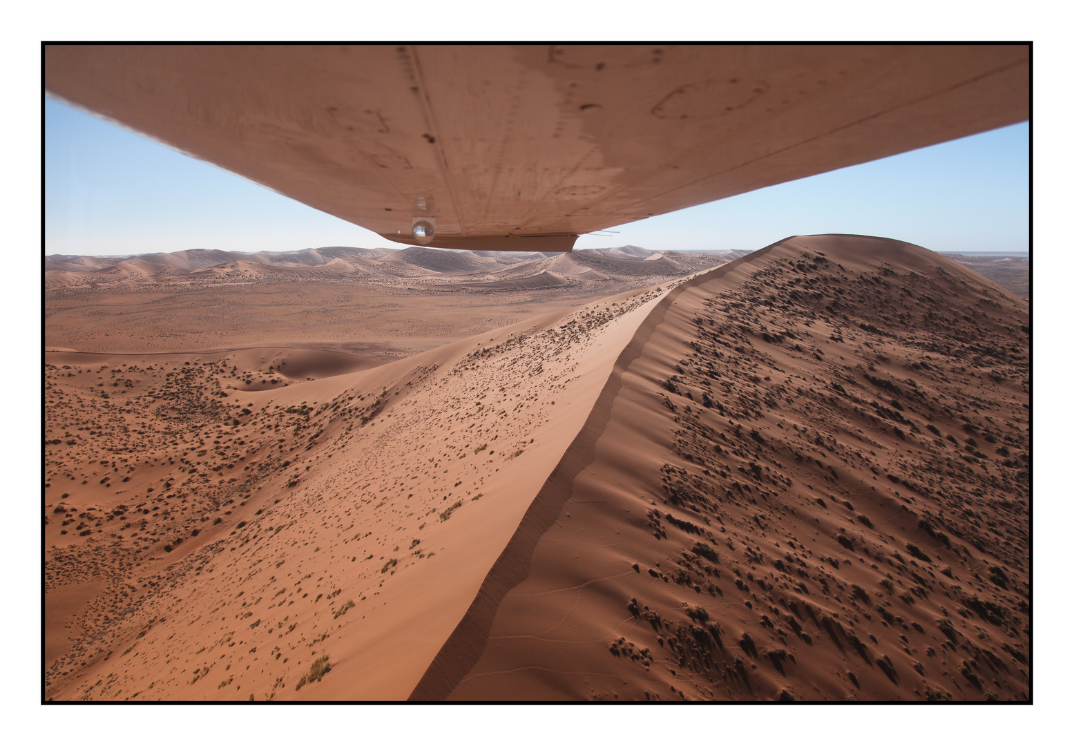 Flug über die Namib