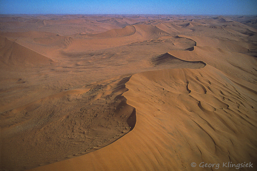 Flug über die Namib 