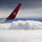 "Flug über  die Wolken"