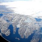 Flug über Grönland...