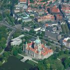 Flug über Hannover - Das Neue Rathaus