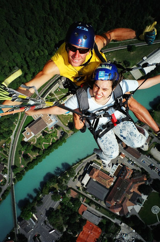 Flug über Interlaken