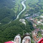 Flug über Kobarid