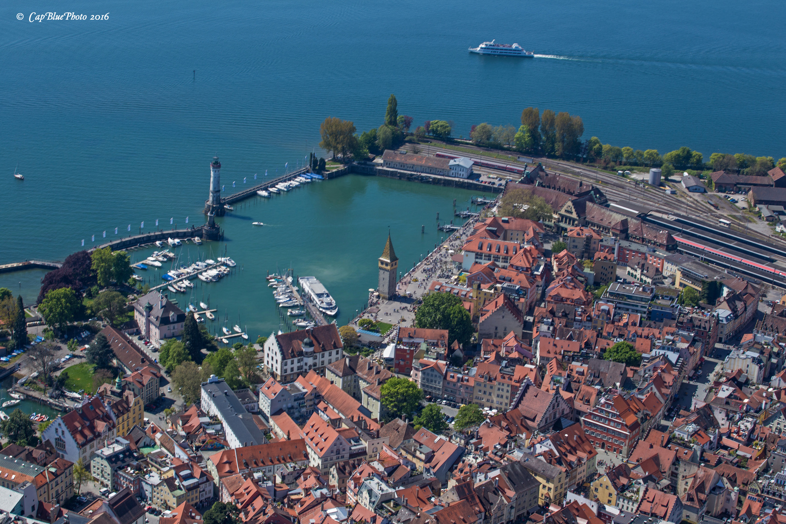 Flug über Lindau mit der Zeppelin NT Edd und Edda