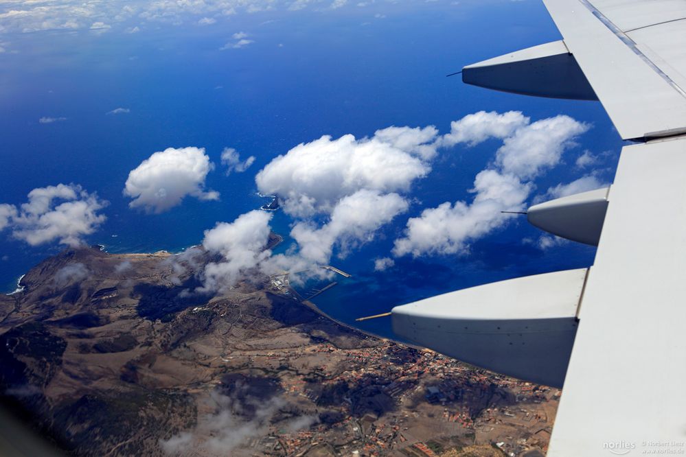 Flug über Madeira