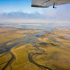 Flug über Namib und Atlantik