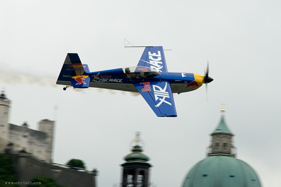 Flug über Salzburg