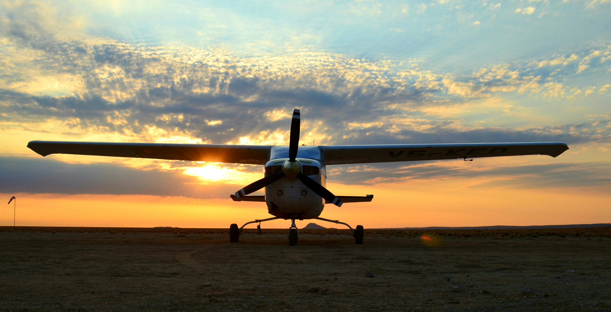 Flug über Sossusvlei 