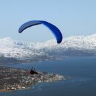 Flug über Tromsö