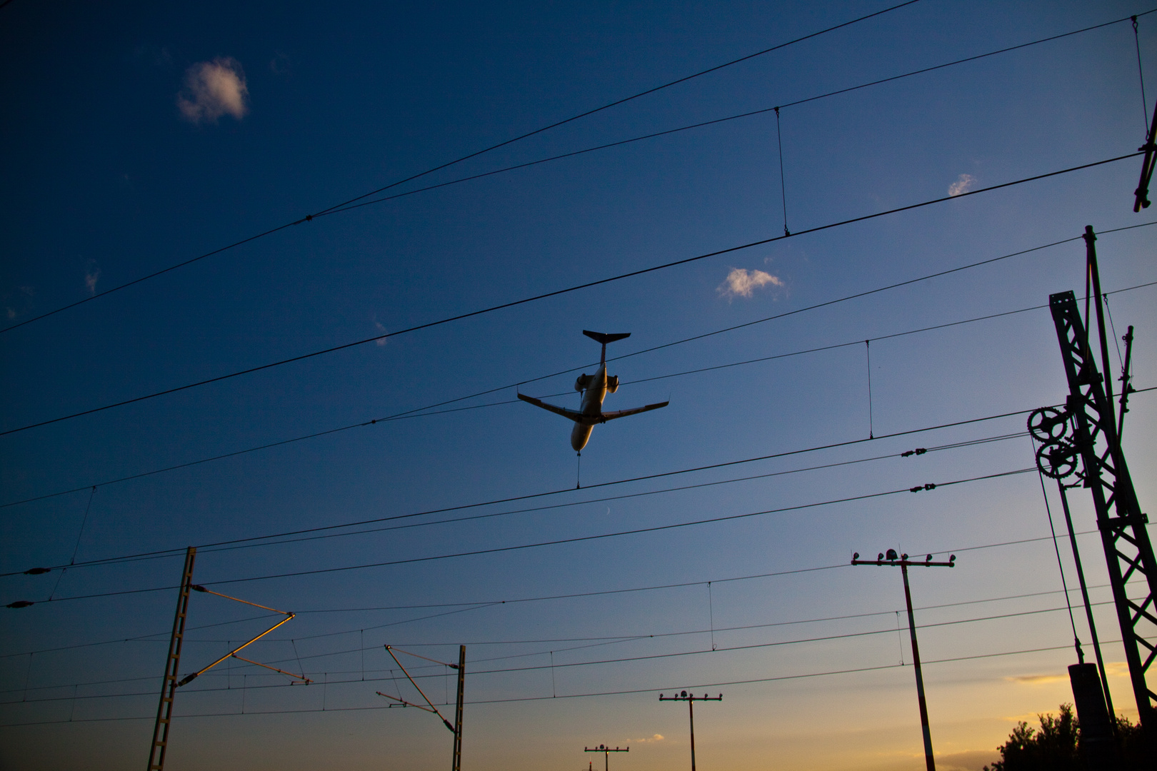 Flug und Bahn