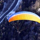 Flug vom Crêt du Midi