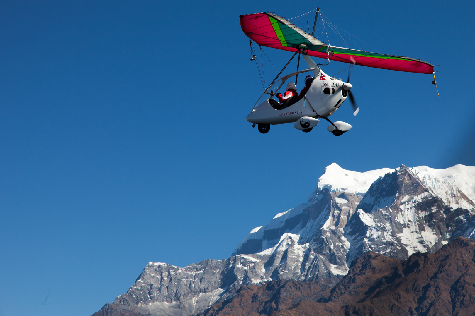 Flug zum Annapurna