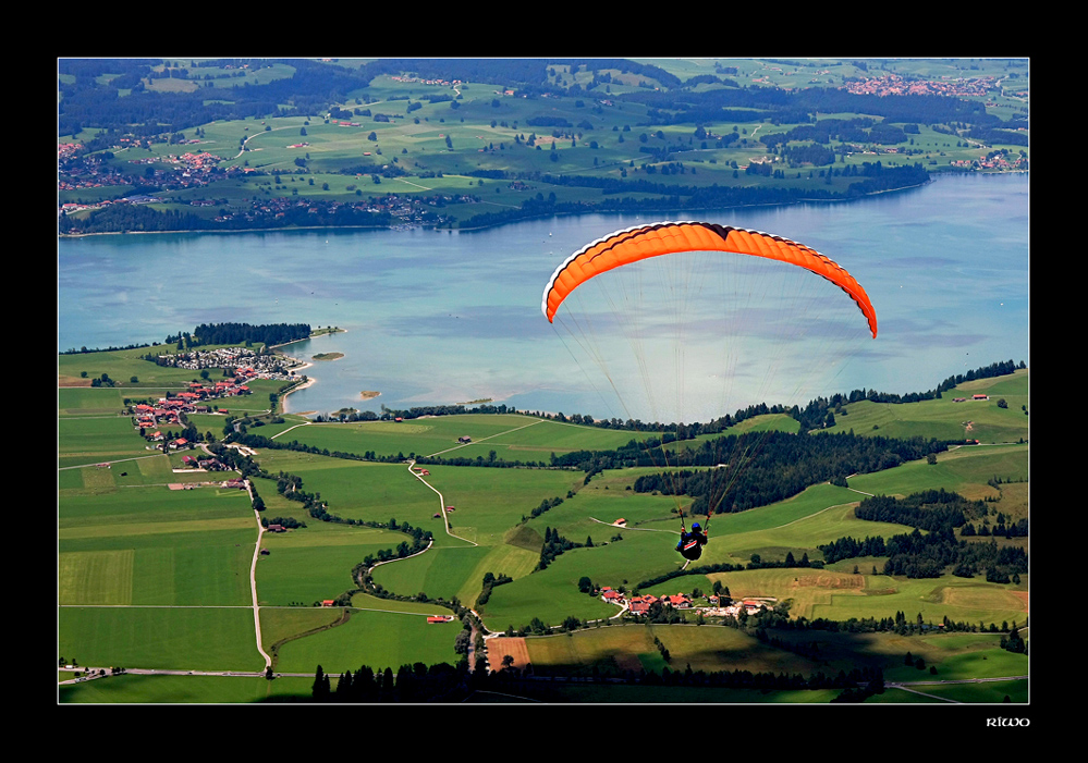 Flug zum Forgensee...