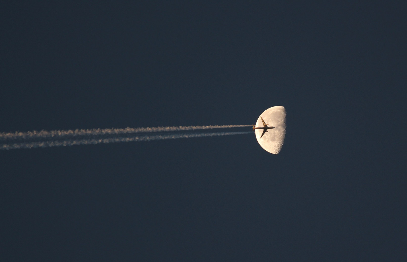 Flug zum Mond