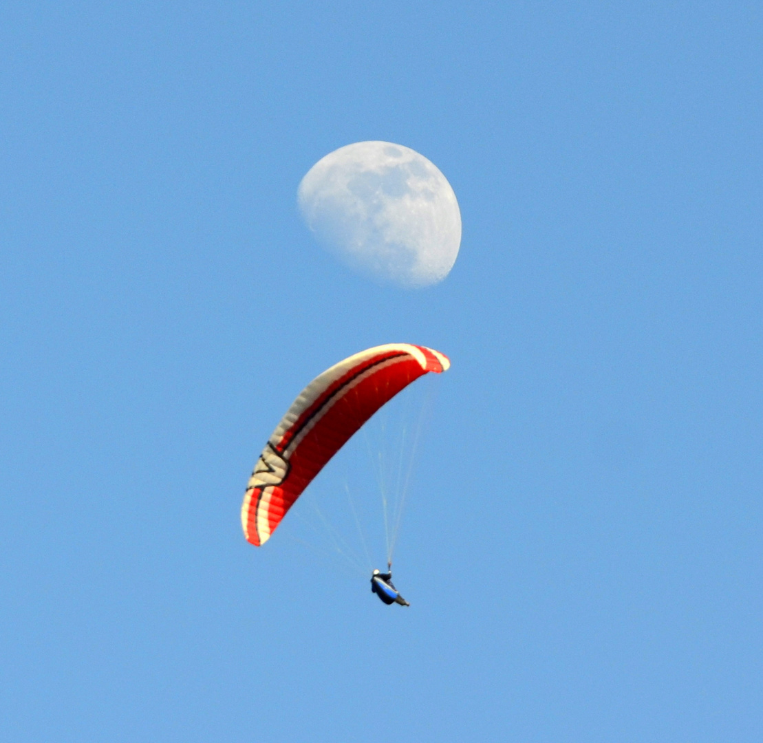 " Flug zum Mond "