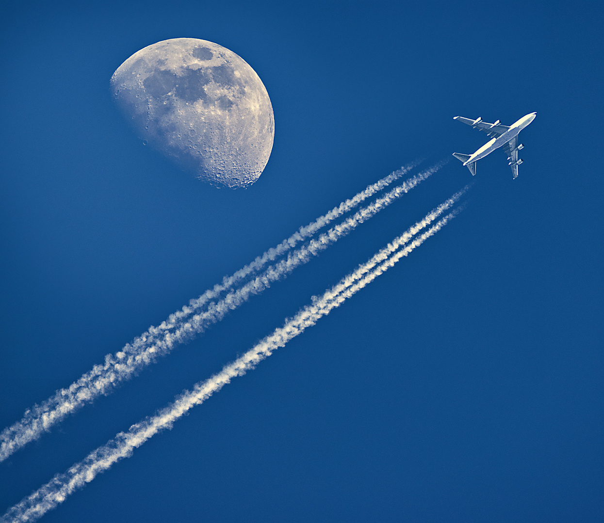 Flug zum Mond