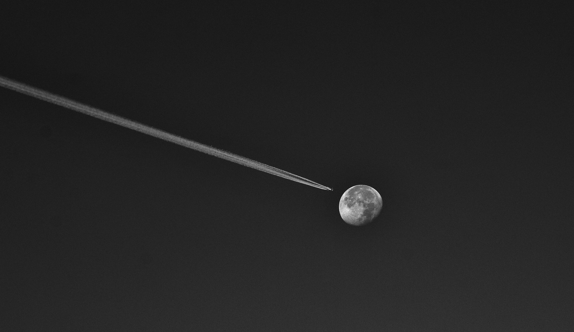 Flug zum Mond