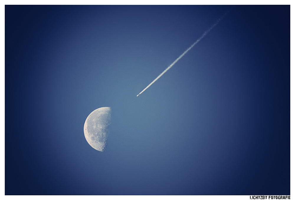 Flug zum Mond