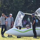 Flugbetrieb beim Waldfest