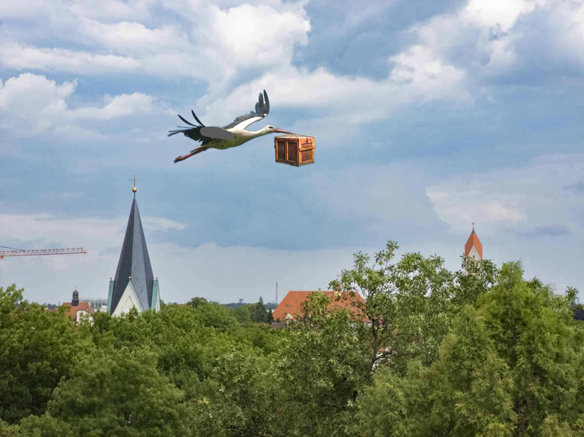 Flugbetrieb über Pasing