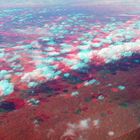 Flugbild 3D Ayers Rock nach Sydney